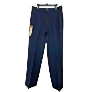 Haggar Clothing Cool 18 Classic Fit 30x30 Plain Front No Iron Comfort Waist Pant